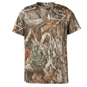 Camisetas de Caza de Verano con Logotipo Personalizado, Diseño Sólido, Transpirables, Ecológicas, 100% Poliéster, Ligeras para Entusiastas del Aire Libre - Product Image 1