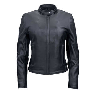 Veste de moto en cuir pour femme | Veste motard durable approuvée CE | Veste d'équitation élégante pour la sécurité - Product Image 1