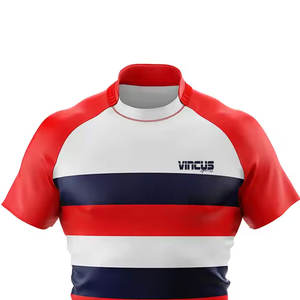 เสื้อรักบี้แห้งเร็ว ระบายอากาศดี ขายส่ง คุณภาพสูง ราคาสมเหตุสมผล ผลิตในปากีสถาน - Product Image 3