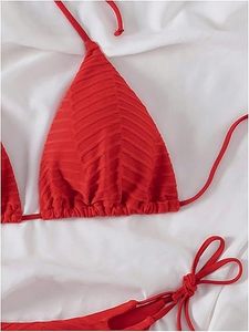 2025 Bikinis sexis personalizados, ropa de playa, conjunto de Bikini Tankini, trajes de baño para mujer, traje de baño de Fitness para mujer - Product Image 2