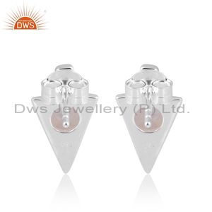 คอลเลคชั่นเครื่องประดับต่างหูรูปหัวลูกศรสุดอินเทรนด์สำหรับเธอใน925ผู้จำหน่ายเครื่องประดับอัญมณีเงินสเตอร์ลิง - Product Image 2