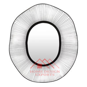 2025 Décoration murale contemporaine Miroir en métal Best-seller - Product Image 6