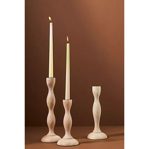 Bougeoir en bois, dernier design, décoration d'intérieur, bougeoir de qualité supérieure, bois naturel, supports de bougies à prix raisonnable - Product Image 1