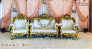 Conjunto de Sofás para Bodas, Sofá de Dos Plazas con Sillas para Eventos de Boda, Maravilloso Conjunto de Sofás para Escenario de Compromiso, EE. UU. - Product Image 4