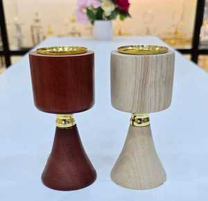 Quemador de Incienso de Metal al por Mayor, Quemador de Incienso de Metal Chapado en Oro para Decoración del Hogar, Juego de 2 Piezas a Precio de Mayoreo desde India - Product Image 2