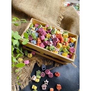 Macarrones vegetales hechos a mano para bebés Suplemento de cereales fibra para niños - Product Image 6