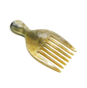 Peine de pelo de cuerno de búfalo para salón con mango de tamaño pequeño para mujeres y hombres para uso doméstico disponible a bajo precio - Product Image 6