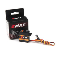 Servomoteur miniature EMAX ES09MA ES09MD à engrenages métalliques, couple élevé 2,6 kg, numérique et analogique professionnel pour avion RC, hélicoptère et voiture