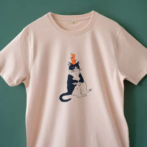 OEM ODM Hombres con estilo 100% Algodón Impreso Camiseta Manga Corta Verano Moda Casual para Mujeres y Hombres Tejido de punto - Product Image 2