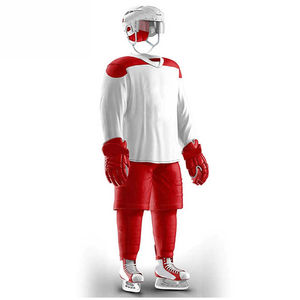 Uniforme de hockey sur glace de haute qualité OEM imprimé sur mesure ensemble de conception d'équipe à séchage rapide fabriqué au Pakistan - Product Image 5