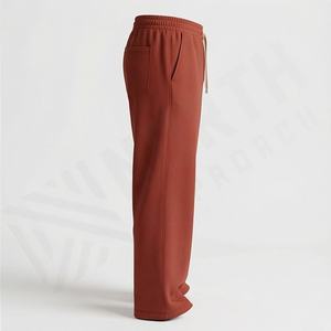 Pantalon de jogging évasé personnalisé pour homme, léger, respirant, décontracté, style empilé, taille élastique, qualité supérieure, vintage - Product Image 3