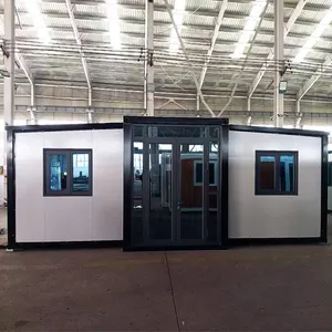 Foldable Modern Prefab 20Ft 30Ft 40Ft Expandable Shipping Container House 2 Bedroom With Toilet For Sale