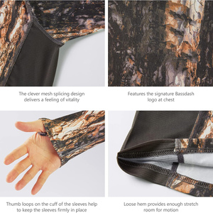 เสื้อซับในแขนยาวลายพรางสำหรับการผจญภัยกลางแจ้งเสื้อซับใน100% ผ้าโพลีเอสเตอร์ออกแบบได้ตามต้องการ - Product Image 6