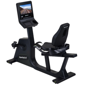 Foldable SportsArt Elite Senza <b>Recumbent</b> <b>Exercise</b> <b>Bike</b> for Seated Cardio and Endurance Training at Home - Product Image 1