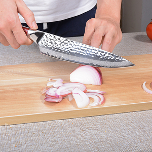 มีดเชฟดามัสกัสแบบญี่ปุ่นกำหนดเองใบมีดคมแบบมืออาชีพสำหรับใช้ในครัว - Product Image 5