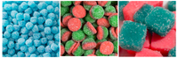 1ton Per Hour Automatic Sanding Sugar Coating Machine PLC Control Sour Coated Gummy Ring Candy Coating Machine