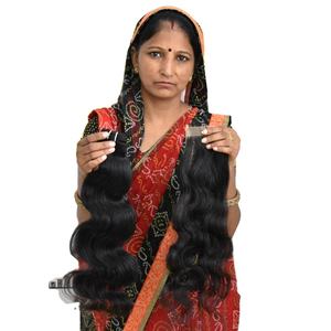 100% cutícula alineada virgen 8-32 pulgadas negro rizado Bodywave Bundles onda Natural indio templo extensiones de cabello humano para mujeres - Product Image 5