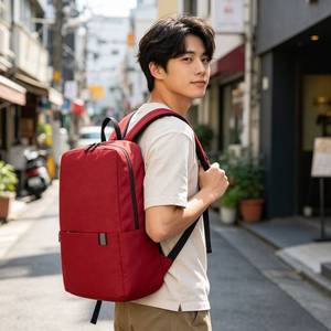 Zaino minimalista all'ingrosso in tessuto Oxford, resistente e idrorepellente, borsa scolastica sottile per laptop, zaino da viaggio per studenti universitari - Product Image 6