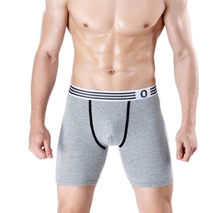 Boxer élégant de couleur unie pour hommes avec tissu en coton doux et respirant extensible pour un usage quotidien et un confort modernes - Product Image 2