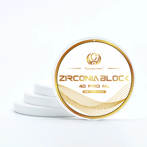 Blocco di zirconio multistrato 4D PRO ML Honchon camma zirconio blocchi di materiale ceramico di consumo per laboratorio odontoiatrico - Product Image 1