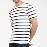 Camiseta de Algodón Orgánico Tejida, Personalizada OEM, Talla Grande, Fabricante de Camisetas para Hombre, Manga Corta, Diseño en Blanco, Alta Calidad, 180 GSM, Bangladesh