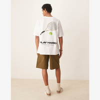 T-shirt décontracté pour homme en coton 100% de haute qualité, respirant, à séchage rapide, col rond, tendance, graphique personnalisable, tricoté