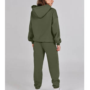 Survêtements de sport de haute qualité personnalisés les plus vendus Ensemble de survêtements de sport 2 pièces pour femmes - Product Image 6