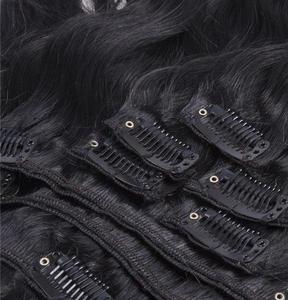 Venta al por mayor de lujo 100% Remy Virgen Extensiones de cabello liso de alta calidad Clip-In Vietnam Cabello humano - Product Image 5