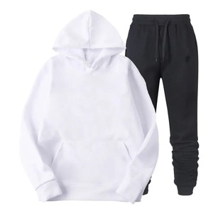 Ensembles Marque Solide Couleur Casual Hoodies + Fitness Pantalon Hommes Femmes Automne Hiver Chaud Pantalons De Survêtement Survêtement Joggers Sportswear Costume - Product Image 6