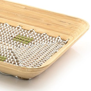 ชุดถาดเก็บของไม้ไผ่เป็นมิตรต่อสิ่งแวดล้อมสีธรรมชาติสไตล์โบฮีเมียนแบบมินิมอล - Product Image 3