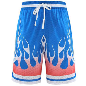 Shorts de basket-ball rétro décontractés pour hommes Shorts imprimés confortables et respirants - Product Image 5