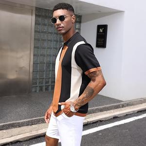 เสื้อเชิ้ตแขนสั้นผู้ชาย น้ำหนักเบา แฟชั่น ทันสมัย สไตล์ลำลอง ระบายอากาศดี ซิปหน้า คอคลาสสิก ทรงเข้ารูป - Product Image 2