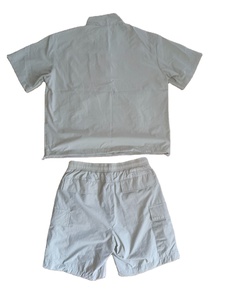 Customizable Men's Casual Fashion Pullover Blank Shirt and Short Windbreaker <b>Set</b> for Summer 2026 - Product Image 4