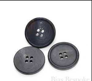 Buffallo horn finish button - Product Image 3