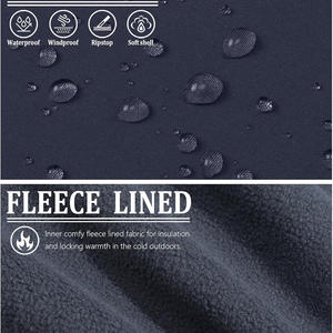 Pantalones de esquí para hombre impermeables con ajuste OEM Impresión de logotipo personalizado Aislamiento transpirable y fabricación de etiquetas privadas - Product Image 3