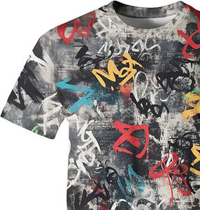 Men's <b>T</b>-<b>shirts</b> Custom Screen Print <b>Boxy</b> <b>T</b> <b>Shirts</b> Mesh Oversized Men's <b>T</b>-<b>shirts</b> - Product Image 6