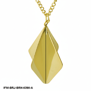 Bronco Starlet Dusty Turquoise & Metallic Golden Brass Jewelry Set <b>Pendant</b> <b>Necklace</b> Earrings Braided <b>Black</b> Leather Trendy Style - Product Image 4