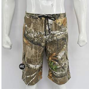 Men's Custom Real <b>Camo</b> Tree Print Gym Elastic Waist Drawstring Quick Dry Mesh Workout Wear Breathable Casual <b>Cargo</b> High Street - Product Image 3