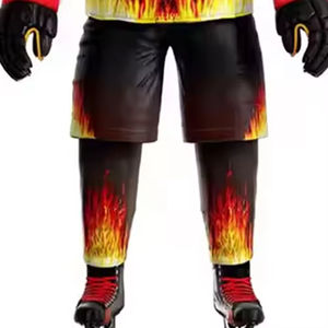 Cómodo uniforme de hockey sobre hielo de tamaño personalizado en stock 100% poliéster hecho uniforme de hockey sobre hielo - Product Image 6