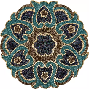 Napperon perlé économique Napperon de table perlé de qualité supérieure Runner Décoration de table brodée Dîner bien rangé et sain - Product Image 2