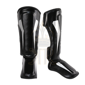 Equipo de boxeo Muay Thai Shin Guards Mma Muay Thai Shin Protection Pads Boxeo Empujar - Product Image 3