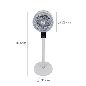 Ventilador de Pie de 40 Vatios 6 Velocidades O/ 25 cm. Con Mando - Product Image 2
