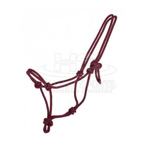 Multi-Adjustable Soft Durable Wholesale Horse Halter with Lead Rope Fleece Head-collar Nylon Horse Halter - Product Image 1