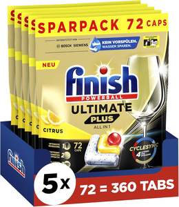 ฟินิช อัลติเมท พลัส ออลอินวัน ซิตรัส เม็ดทำความสะอาดเครื่องล้างจาน แพ็คประหยัด 5 x 72 เม็ด - Product Image 6