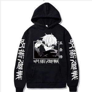 Sweat à capuche en coton avec logo anime en relief de haute qualité sweat-shirt à capuche surdimensionné personnalisé impression 3d sweat à capuche en relief pour hommes - Product Image 2