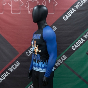 Rashguard personnalisé MMA BJJ |   Spandex/Polyester |   Séchage rapide, écologique |   Chemise de compression à manches longues |   Service OEM |   Usine - Product Image 4