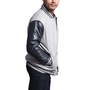 Veste universitaire de baseball à manches en cuir de haute qualité à la mode pour hommes vestes Varsity Letterman pour hommes du Pakistan - Product Image 4