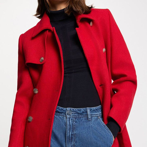 Manteau long en laine pour femme, qualité supérieure, coupe-vent, doux, polaire, chaud, surdimensionné, motif hiver, par un fabricant de premier plan - Product Image 4