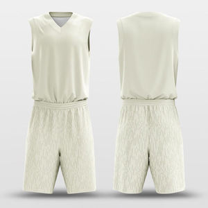 Ensemble de maillot et short de basketball de luxe, vêtements de sport d'équipe personnalisés par sublimation, vente en gros OEM, vêtements de basketball respirants - Product Image 4
