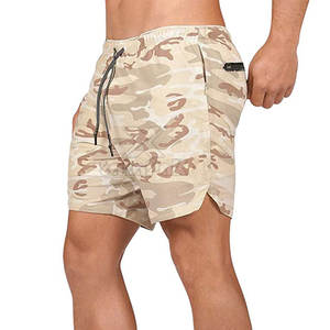 Shorts de sport décontractés tendance pour hommes, matière extensible légère, séchage rapide, respirant, pour yoga, pilates, jogging, quotidien - Product Image 3